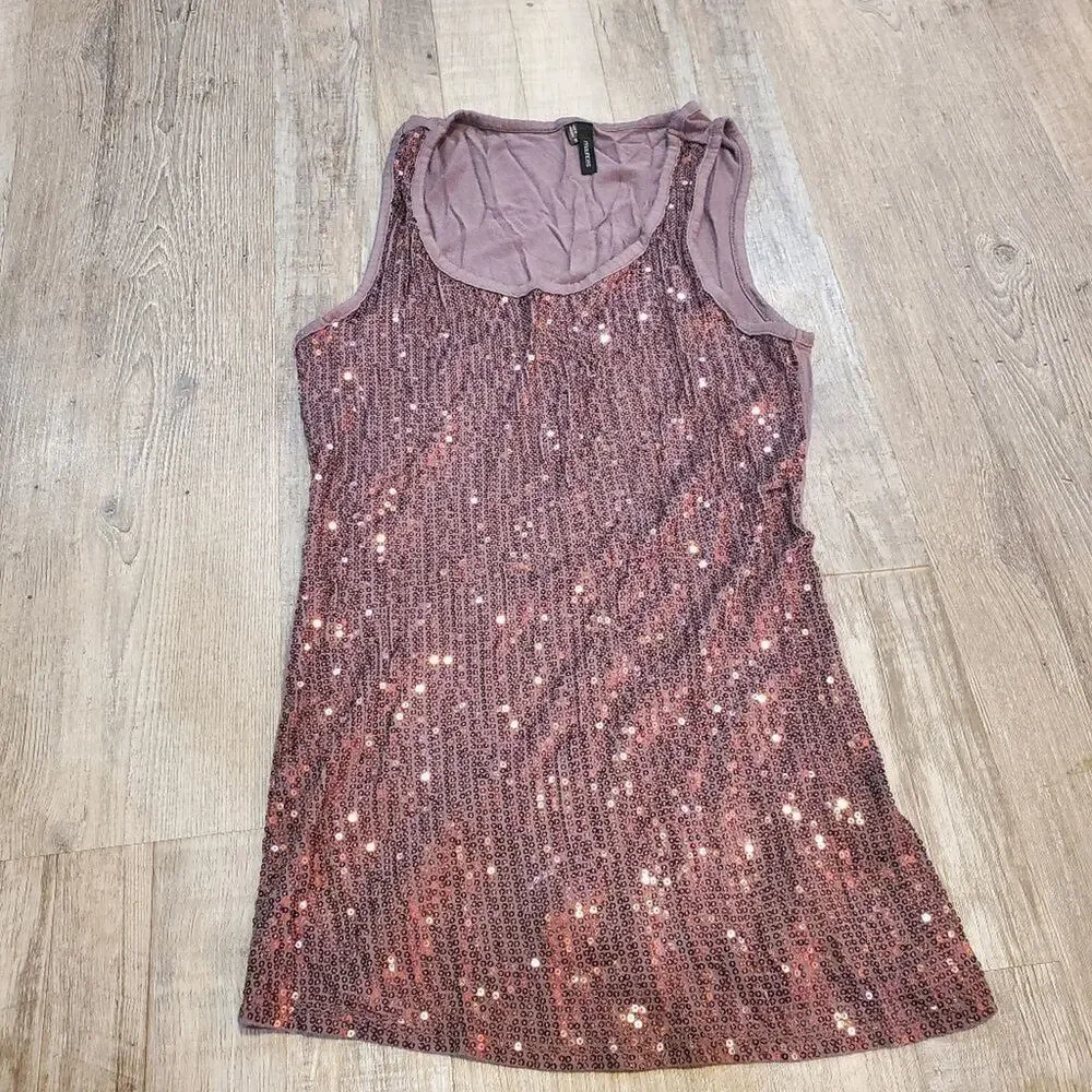 Maurices small womens sequined tank top